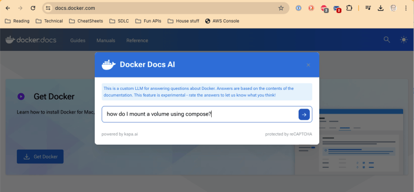 A quick overview of Docker Docs AI! – My Occasional IT Blog…