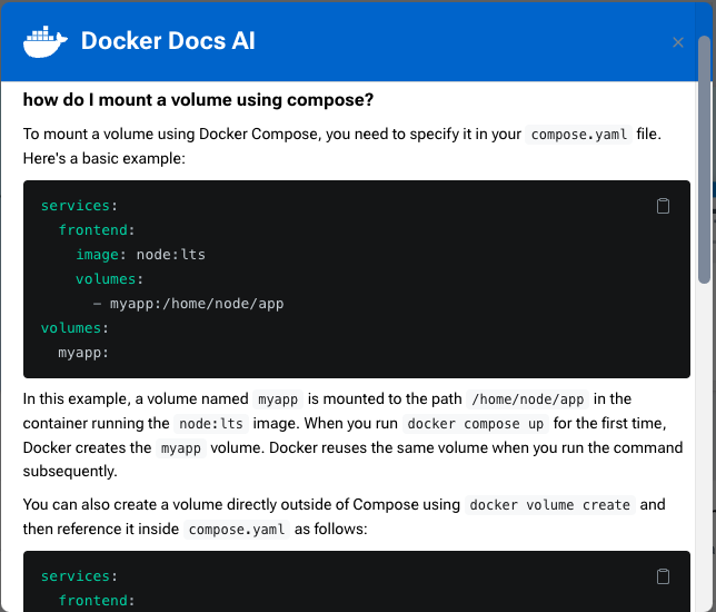 A quick overview of Docker Docs AI! – My Occasional IT Blog…